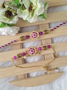 Lavender set for bhai bhabhi