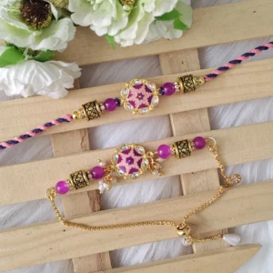 Lavender set for bhai bhabhi