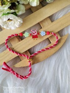 Peppa Pig Kids Rakhi | Cartoon Themed Rakhi for Little Brother