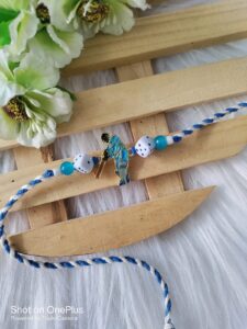 Cricket Lover Kids Rakhi | Sporty Bracelet Rakhi for Little Brother