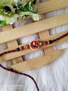 Signature Ganesha Bhai Rakhi | Premium Bracelet Style Designer Rakhi
